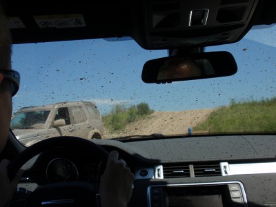 Jeden z mírnějších a snad jediný z kopců, kde se vešla 2 auta vedle sebe