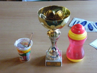 ..... poháry za jednotlivá umístění