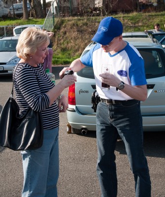 Jen jsme přijeli,tak se nás jeden pán snažil opít